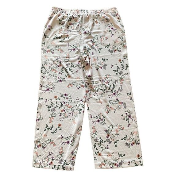 Alfani Womens Plus Crepe Floral Print Wide Leg Pants - Picture 6 of 13